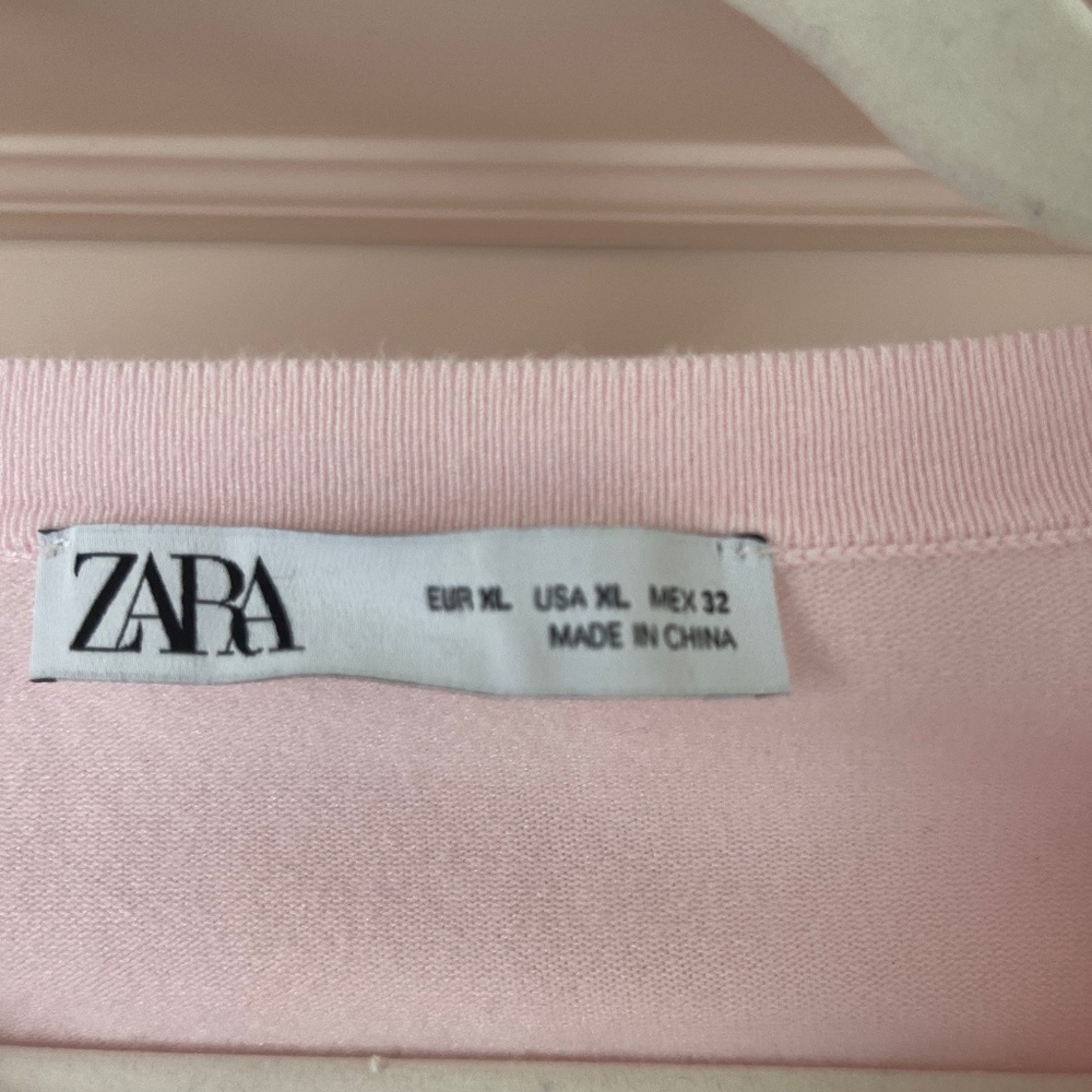 Zara pink cardigan
